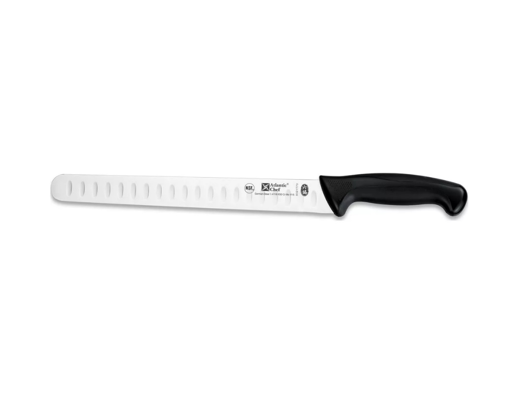 Atlantic Chef Slicing Knife Granton Edge 28Cm
